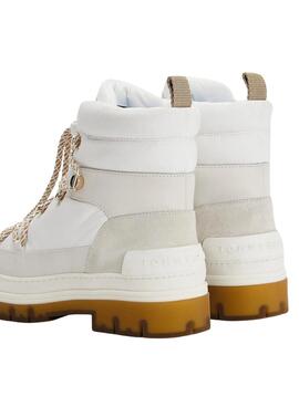 Botas Tommy Hilfiger Laced Outdoor Beige Mujer