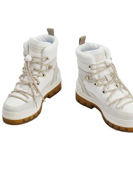 Botas Tommy Hilfiger Laced Outdoor Beige Mujer