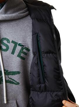 Chaqueta Lacoste Acolchada Negro para Hombre