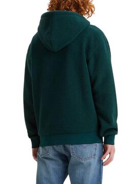 Sudadera Levis Sherpa Borreguillo Verde