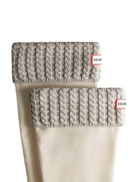 Calcetin Bota Hunter Tall Gris 