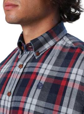 Camisa North Sails Marino y Rojo para Hombre