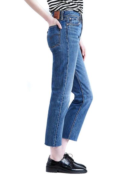 Pantalon Vaquero Levis 501 Azul Medio para Mujer