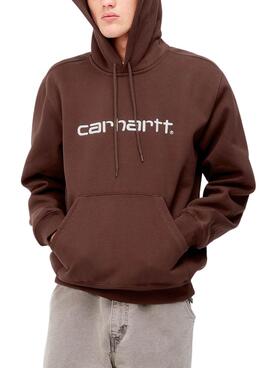 Sudadera Carhartt Hooded Marrón para Hombre