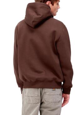 Sudadera Carhartt Hooded Marrón para Hombre