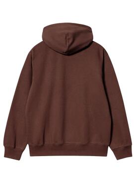 Sudadera Carhartt Hooded Marrón para Hombre