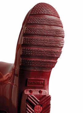 Bota Hunter Original Tall Gloss Rojo para Mujer