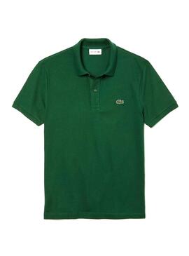 Polo Lacoste Slim Fit Verde Para Hombre