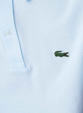 Polo Lacoste Slim Fit Celeste para Hombre