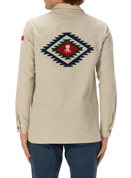 Sobrecamisa El Pulpo Navajo Beige para Hombre