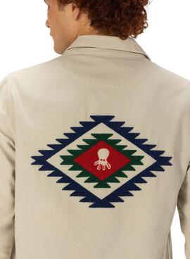 Sobrecamisa El Pulpo Navajo Beige para Hombre