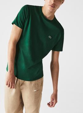 Camiseta Lacoste Pima Verde para Hombre