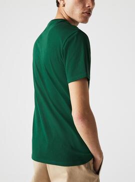Camiseta Lacoste Pima Verde para Hombre