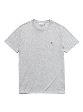 Camiseta Lacoste TH6709 Gris para Hombre
