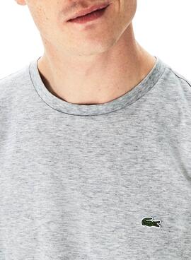 Camiseta Lacoste TH6709 Gris para Hombre