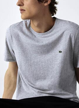 Camiseta Lacoste TH6709 Gris para Hombre