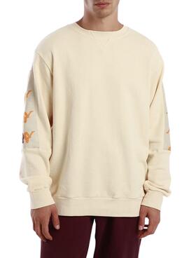 Sudadera Kappa Banda 10 Eniko Beige para Hombre