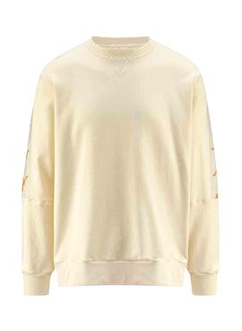 Sudadera Kappa Banda 10 Eniko Beige para Hombre