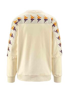 Sudadera Kappa Banda 10 Eniko Beige para Hombre