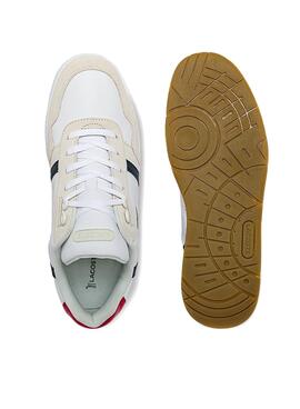 Zapatillas Lacoste T-Clip Blancas Para Hombre