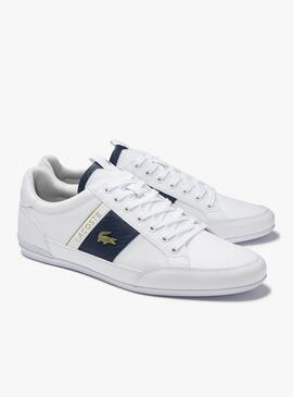 Zapatilla Lacoste Chaymon Logo Blanco para Hombre