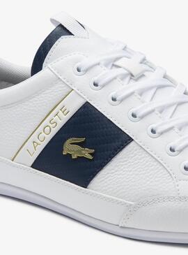 Zapatilla Lacoste Chaymon Logo Blanco para Hombre