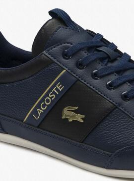 Zapatilla Lacoste Chaymon Logo Marino para Hombre