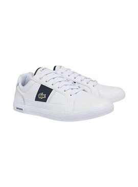 Zapatillas Lacoste Europa Court Blancas Hombre