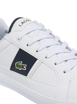 Zapatillas Lacoste Europa Court Blancas Hombre