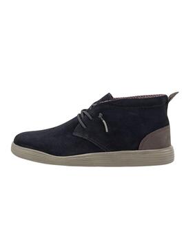 Zapatos Heydude Suede Azul Marino para Hombre