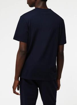 Camiseta Pijama Lacoste TH9910 Marino Para Hombre
