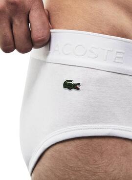 Calzoncillos Lacoste Slips Negro Para Hombre