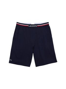 Pantalón Corto Lacoste de Pijama Marino Hombre