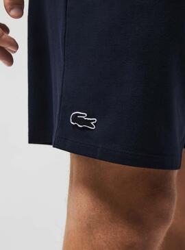 Pantalón Corto Lacoste de Pijama Marino Hombre