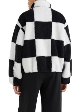 Canguro Tommy Jeans Checkerboard Negro y Blanco