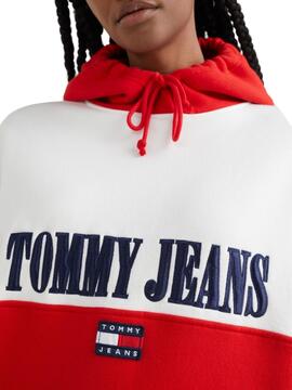 Vestido Tommy Jeans Archive Rojo para Mujer