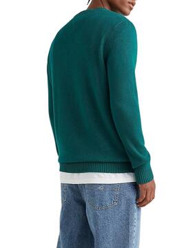 Jersey Tommy Jeans Essential Verde para Hombre