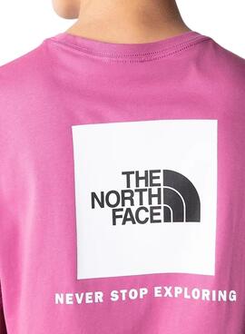 Camiseta The North Face Red Box Rosa para Hombre