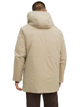 Parka Jack and Jones Blatiger Beige para Hombre