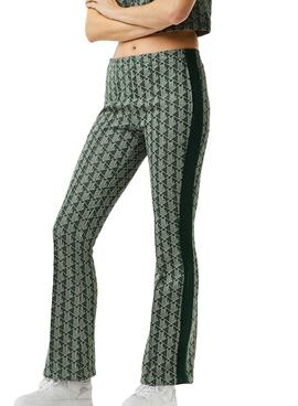 Pantalón Lacoste Chándal Monograma Mujer Verde