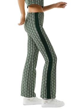 Pantalón Lacoste Chándal Monograma Mujer Verde