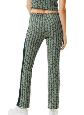 Pantalón Lacoste Chándal Monograma Mujer Verde