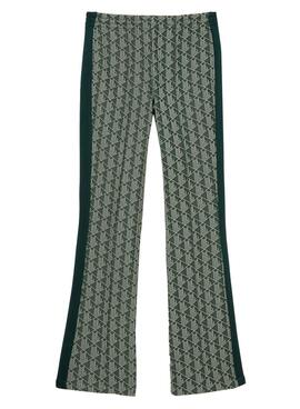 Pantalón Lacoste Chándal Monograma Mujer Verde