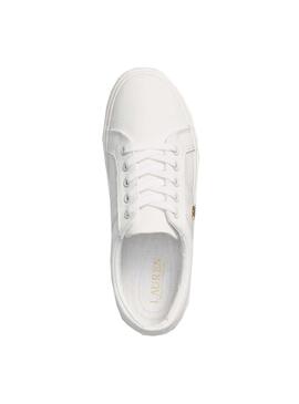 Zapatillas Polo Ralph Lauren Janson Blanco Mujer
