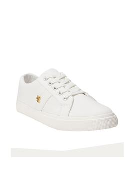 Zapatillas Polo Ralph Lauren Janson Blanco Mujer