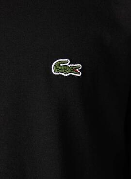 Camiseta Lacoste Cuello Redondo para Hombre Negra