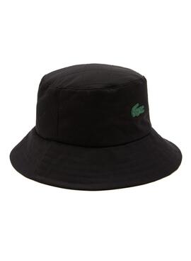Gorro Lacoste Bucket Basic para Mujer Negro