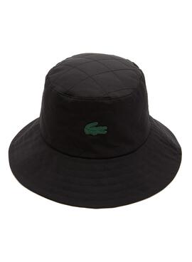 Gorro Lacoste Bucket Basic para Mujer Negro