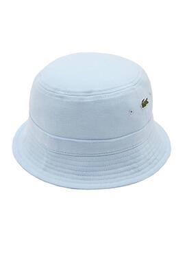 Gorro Lacoste Bucket para Hombre Azul Claro