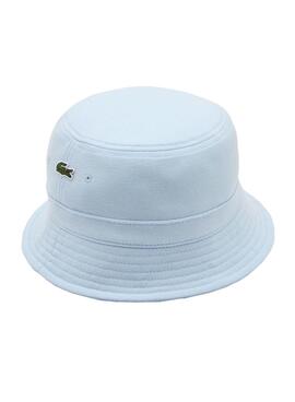 Gorro Lacoste Bucket para Hombre Azul Claro